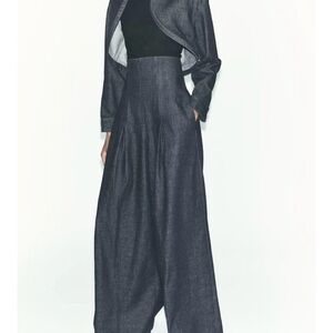 Zara Ultra High Waist Wide Leg Jeans